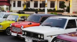 100 Mobil Fiat Ramaikan Jambore Nasional 2025 di Kota Malang