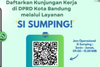 DPRD Kota Bandung Luncurkan Si Sumping, Inovasi Layanan Digital untuk Tamu Kunjungan Kerja