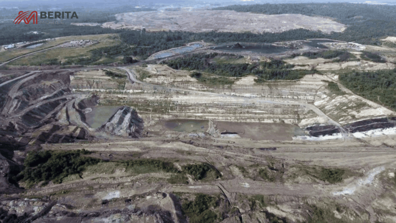 Tambang Ilegal Rusak Hutan Lindung di Sumatera Selatan