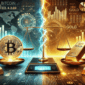 perbandingan harga emas & Bitcoin 6 Oktober 2025