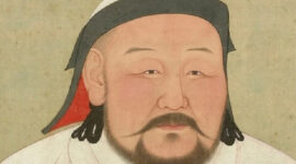 Potret dari Genghis Khan. Foto: Wikipedia