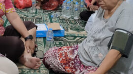 Pasca Kebakaran di Angke, 50 Warga Jalani Pemeriksaan Kesehatan di Pengungsian