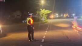 Satlantas Aceh Jaya Intensifkan Patroli Malam di Jalur Banda Aceh–Meulaboh