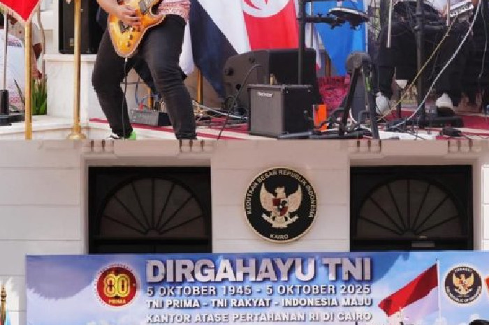 Syukuran HUT TNI ke-80 di Kairo, Atase Pertahanan RI Tegaskan Komitmen Global