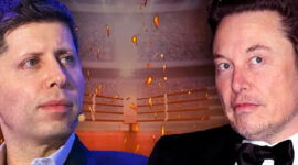 Elon Musk dan Sam Altman