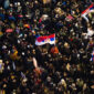 Ribuan Mahasiswa Serbia Demo Tuntut Kebebasan Akademik Usai Tragedi Stasiun Novi Sad