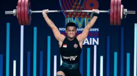Rizki Juniansyah Pecahkan Rekor Dunia Angkat Besi dan Raih Emas SEA Games