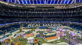Stadion Santiago Bernabeu Madrid Jadi Atraksi Natal Terbesar di Dunia