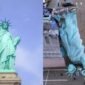 Replika Patung Liberty 24 Meter di Brasil Roboh Kepala Terlepas