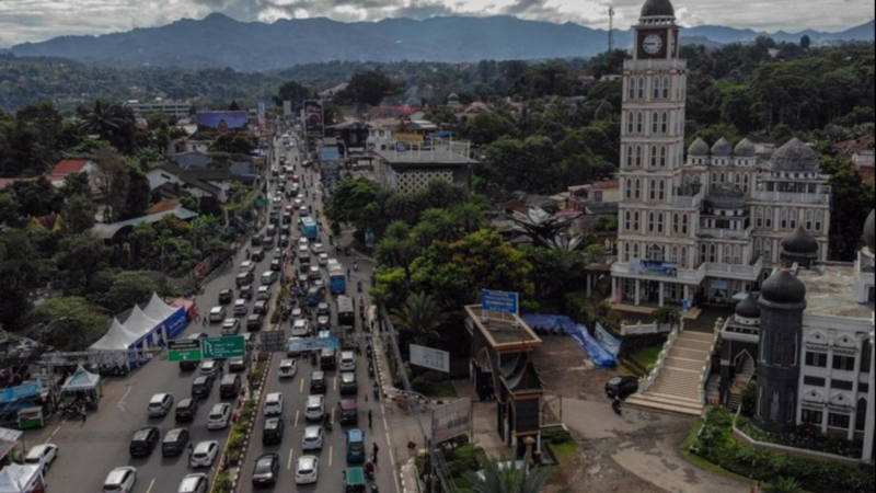 Kondisi Puncak Bogor Libur Panjang 2025