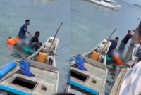 Kapal terbalik di Perairan Pangkep