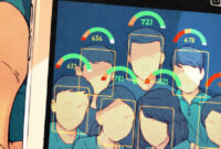 Ilustrasi dari sistem kredit sosial. Foto: BER