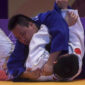Ilustrasi judoka Indonesia Dharma I Made Sastra meraih medali emas SEA Games 2025. (Antara Foto/Muhammad Adimaja 