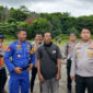 Kapolres Pangandaran, AKBP Andri Kurniawan bersama tim SAR gabungan di TKP