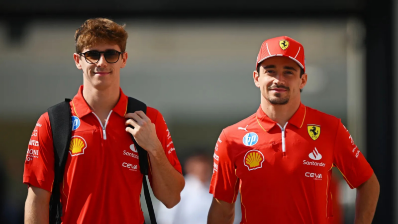 Kakak Beradik Leclerc Akan Tampil untuk Ferrari di FP1 GP Abu Dhabi