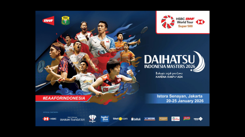 Unggulan absen dari Indonesia Masters 2026