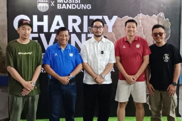 Persib dan Musisi Bandung Bersatu di Padel One Galang Kepedulian untuk Korban Bencana Cisarua