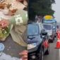 Bahaya di Balik Botram, Viral Rombongan Pemudik Makan Lesehan di Bahu Jalan Tol Cipali
