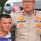 Polres Karawang Fasilitasi Pemudik Jalan Kaki Jakarta-Surabaya yang Kelelahan